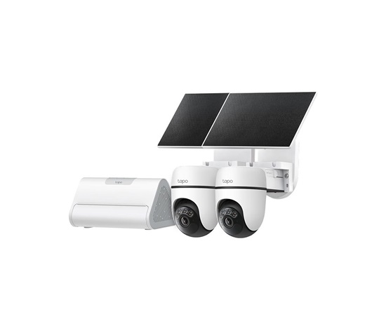 TP-Link Tapo HB112, 2x venkovní otočná kamera C645D, 1x Tapo H500 (3MP, 2K, 1296p, IR 10m, WiFi, micro SD card, IP65)