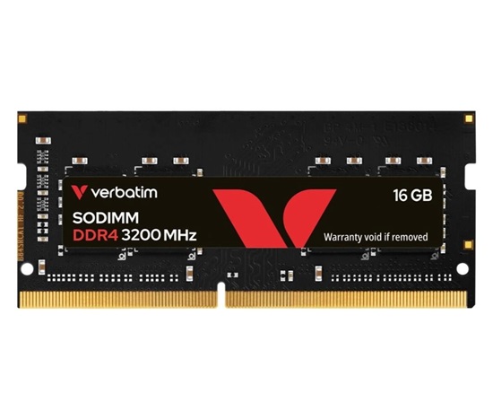 VERBATIM SODIMM DDR4 16GB 3200MHz Single Pack without Heatsink