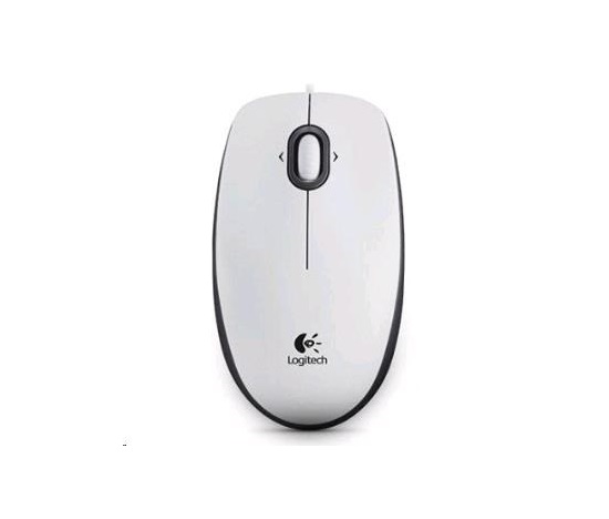 BAZAR - Logitech Mouse B100, white, poškozený obal