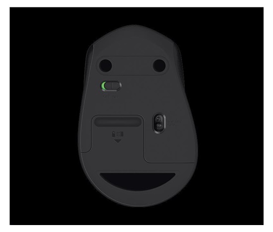 BAZAR - Logitech Wireless Mouse M330 Silent Plus, black, poškozený obal