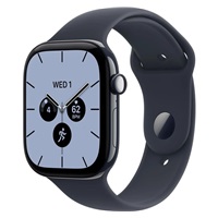 Apple Watch Series 12 GPS + Cellular 42mm Night Blue Ceramic Case with Navy Blue Sport Band - M/L