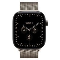 Apple Watch Series 12 GPS + Cellular 46mm Natural Titanium Case with Natural Milanese Loop - S/M