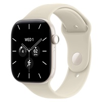 Apple Watch Series 12 GPS + Cellular 46mm Pearl White Ceramic Case with Sand Sport Band - M/L