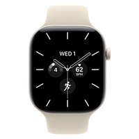 Apple Watch Series 12 GPS + Cellular 46mm Pearl White Ceramic Case with Sand Sport Band - M/L
