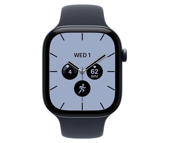 Apple Watch Series 12 GPS + Cellular 46mm Night Blue Ceramic Case with Navy Blue Sport Band - M/L