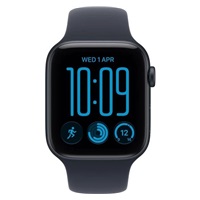 Apple Watch SE 3 GPS + Cellular 40mm Midnight Aluminium Case with Navy Blue Sport Band - M/L