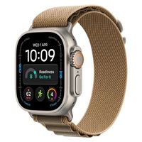 Apple Watch Ultra 4 GPS + Cellular 49mm Natural Titanium Case with Desert Alpine Loop - M
