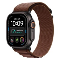 Apple Watch Ultra 4 GPS + Cellular 49mm Black Titanium Case with Burgundy Alpine Loop - L