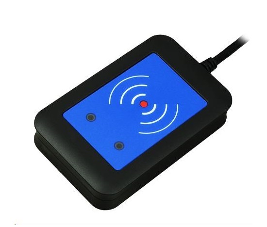 POŠKOZENÝ OBAL - Elatec RFID čtečka TWN4 MultiTech 2 LF HF DT-U20-b, black, USB, 125kHz+13.56MHz