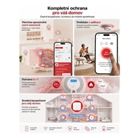 BAZAR - X-Sense SC07-MR kombinovaný RF detektor kouře a CO pro stanici SB550 - Poškozený obal (Komplet)