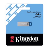 Kingston Flash Disk 64GB USB3.2 Gen 1 DataTraveler Kyson, R:220MB/s