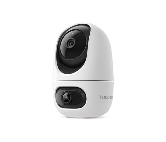 TP-Link Tapo C245D domácí-indoor duální otočná kamera (2x 3MP, 2K 1296p, IR 12m, WiFi, micro SD card)