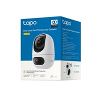 TP-Link Tapo C245D domácí-indoor duální otočná kamera (2x 3MP, 2K 1296p, IR 12m, WiFi, micro SD card)