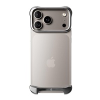 Arc Pulse - hliníkový ochranný rám na iPhone 18 Pro, stříbrný