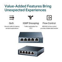 TP-Link switch TL-SG105 v9.0 (P/N:1700000528) (5xGbE, fanless)