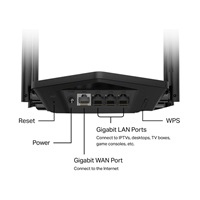 MERCUSYS MR78X WiFi6 router (AX2700,2,4GHz/5GHz,3xGbELAN,1xGbEWAN)