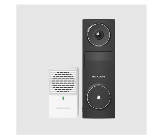 MERCUSYS D210 Chytrý video zvonek (3MP, 2K, WiFi, IR 8m, microSD, IP54)
