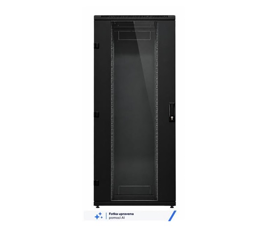 TRITON 19" rozvaděč stojanový RMA 18U 800x800, 800kg, skleněné dveře, svařovaný, černý