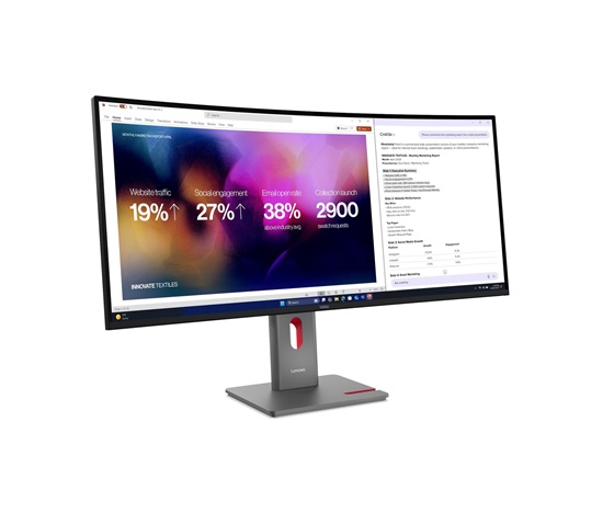 BAZAR - LENOVO LCD P40WD-40 - 39.7",ECO-IPS,21:9,5120x2160,300cd/m2,1000:1,4ms,HDMI,DP,DPout,DC,USB Hub,RJ45,Pivot - Poš