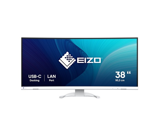 EIZO MT 37,5" EV3851-WT FlexScan, IPS, 3840x1600, 300nit, 2000:1, 5ms, USB-C, DisplayPort, HDMI, Repro, Bílý