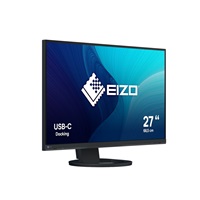 EIZO MT 27" EV2740S-BK FlexScan, IPS, 3840x2160, 350nit, 1000:1, 6ms, DisplayPort, HDMI, USB-C, USB, PD, Repro, Černý