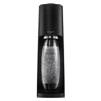 BAZAR - SodaStream Terra Black výrobník sody, mechanický, 2x 1l láhev SodaStream Fuse, bombička s CO2, černý - Poškozený