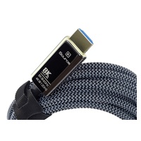 BAZAR - PREMIUMCORD Ultra High Speed HDMI 2.1 optický fiber kabel 8K@60Hz, zlacené 7m - Poškozený obal (Komplet)