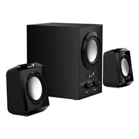 GENIUS reproduktory SW-2.1 300/ 2.1/ 10 W/ černá ver II