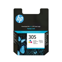 HP 305 Tri-color Original Ink Cartridge (100 pages)