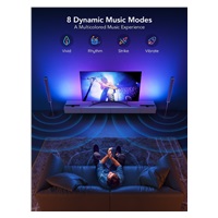Govee SMART LED RGBIC Panel 38cm pro TV 43-75" - 2ks