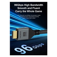 PremiumCord Kabel Ultra HD HDMI 2.2 16K@60Hz, 8K@240Hz, 4K@480Hz, pozlacený, 1,5m