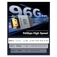 PremiumCord Kabel Ultra HD HDMI 2.2 16K@60Hz, 8K@240Hz, 4K@480Hz, pozlacený, 2m