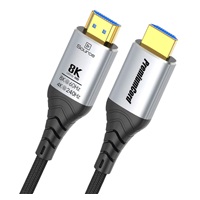 PremiumCord Ultra High Speed HDMI 2.1 optický fiber kabel, 8K@60Hz, pozlacený, 5m