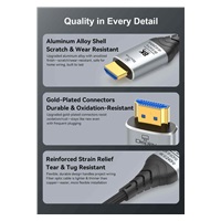 PremiumCord Ultra High Speed HDMI 2.1 optický fiber kabel, 8K@60Hz, pozlacený, 10m