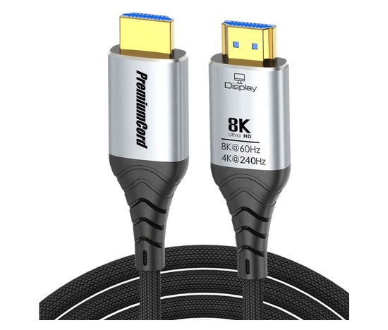 PremiumCord Ultra High Speed HDMI 2.1 optický fiber kabel, 8K@60Hz, pozlacený, 20m
