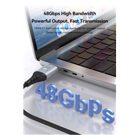 PremiumCord Ultra High Speed HDMI 2.1 optický fiber kabel, 8K@60Hz, pozlacený, 25m