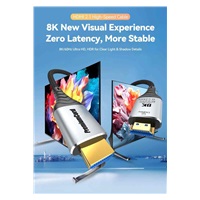 PremiumCord Ultra High Speed HDMI 2.1 optický fiber kabel, 8K@60Hz, pozlacený, 30m