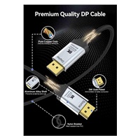 PremiumCord Kabel DisplayPort 1.4 8K optický M/M, pozlacený, 20m