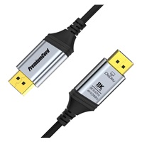 PremiumCord Kabel DisplayPort 1.4 8K optický M/M, pozlacený, 25m