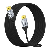 PremiumCord Kabel DisplayPort 1.4 8K optický M/M, pozlacený, 25m