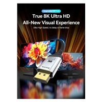 PremiumCord Kabel DisplayPort 1.4 8K optický M/M, pozlacený, 30m