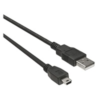 PremiumCord Kabel USB 2.0, A-B mini, 5pinů, 1m