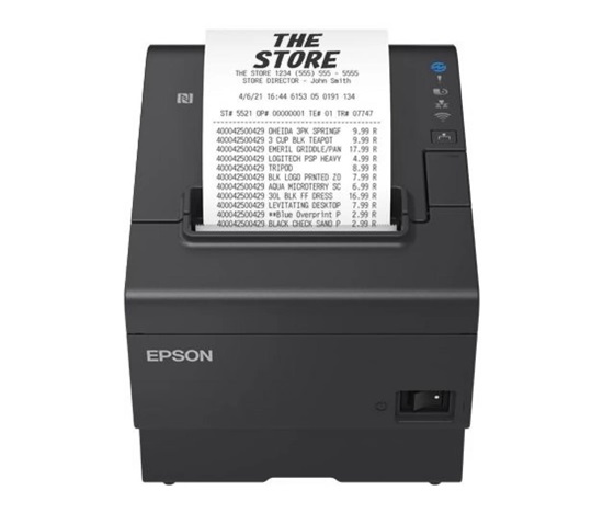POŠKOZENÝ OBAL -  Epson TM-T88VII, USB, USB Host, RS232, Ethernet, ePOS, black