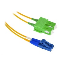 XtendLan duplexní patch kabel 9/125, LC-SC/APC, LSOH, ultraflexibilní G.657.A1, 3m