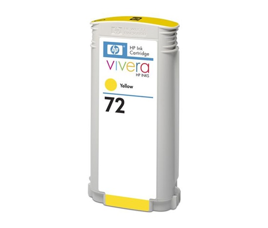 Wklad atramentowy HP No. 72 Yellow Ink Cartridge dla DJ T1100, 130ml, C9373A