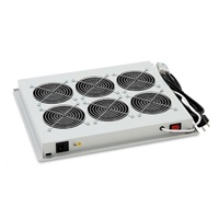 TRITON Ventilační jednotka horní (spodní), 6 ventilátorů-230V/90W, termostat, šedá