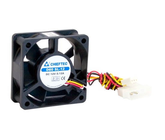 CHIEFTEC větrák AF-0625S, 60x60x25 mm Sleeve Fan, with 3/4pin connector