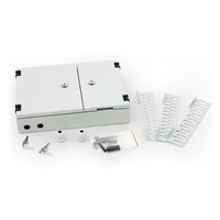 TRITON Nástěnný optický rozvaděč 24xST, 24xSC single,16xSC duplex, šedý