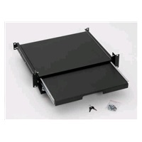 TRITON Police výsuvná uzamykatelná 19", 2U pro klávesnici a myš, černá