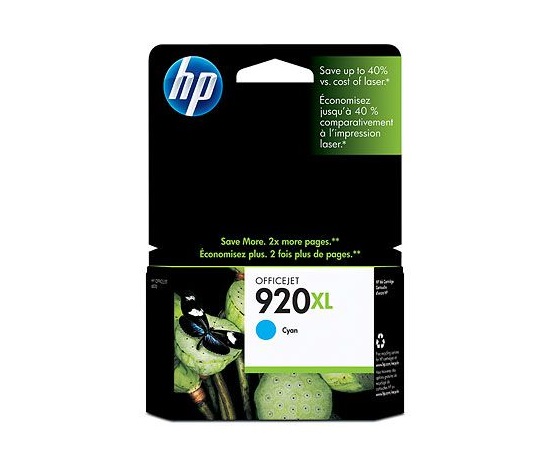 Wkład atramentowy HP Ink Cart Cyan No. 920XL do HP OfficeJet Pro 6500